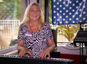 Cyndi at work